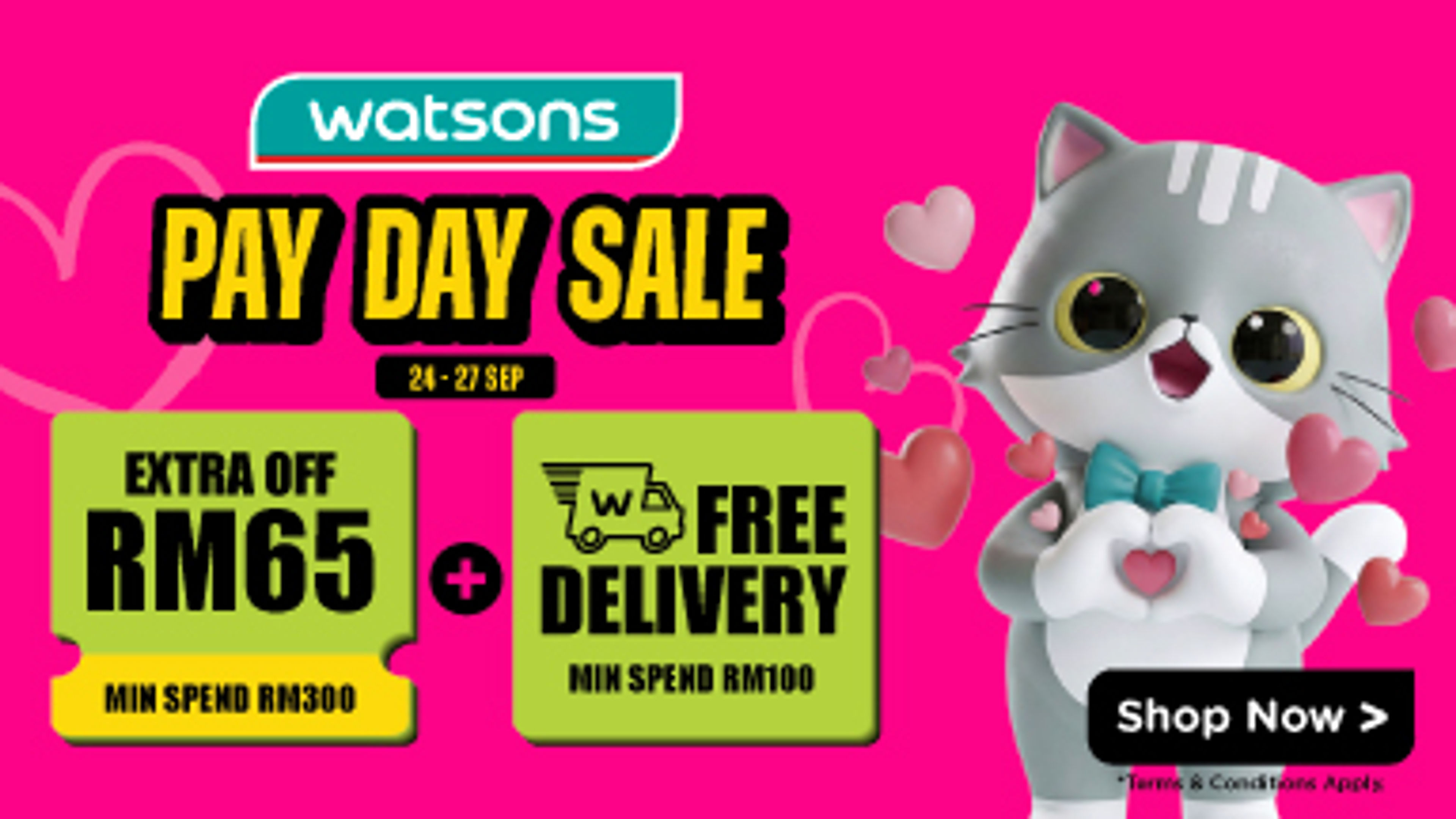 Watsons Pay Day Sale